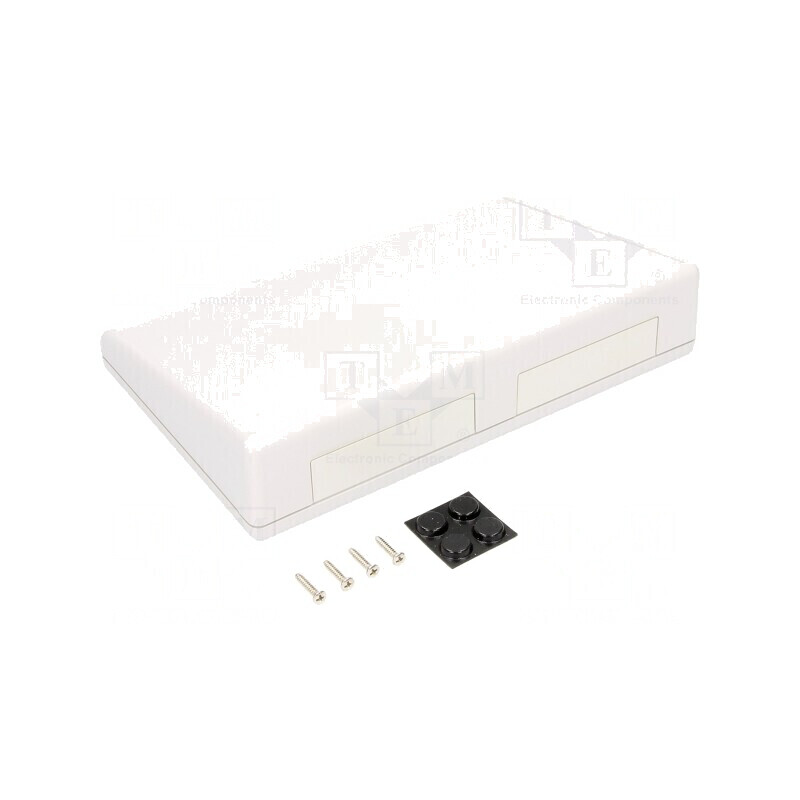 Carcasă Desktop Polistiren Gri 220x140x46.5mm | Electronic-mag.ro | Componente Electronice