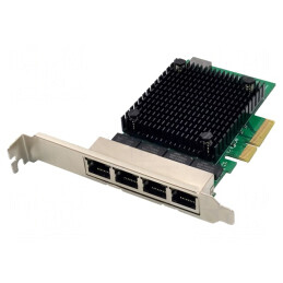 Card Extensie PC PCIe RJ45 2.5Gbps x4