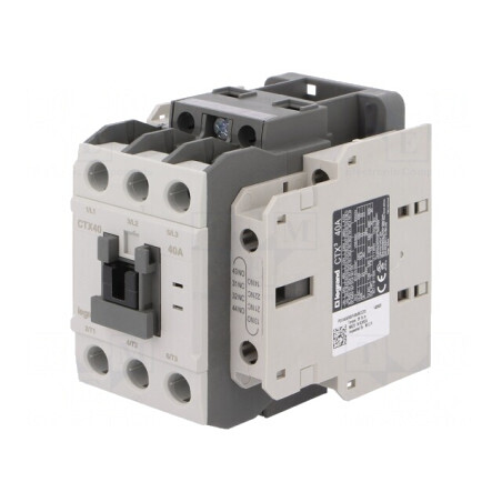 Contactor 3P 40A 230V AC cu 2NC și 2NO | Electronic-mag.ro | Componente Electronice