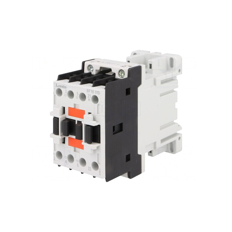 Contactor 3P NO 3 Aux NC 24VDC 18A | Electronic-mag.ro | Componente Electronice
