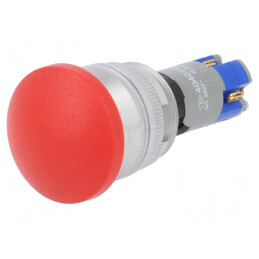 Comutator apăsare 22mm 1 NC NO | Electronic-mag.ro | Componente Electronice