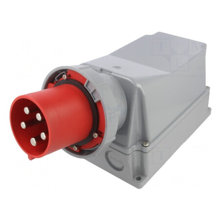 Conector alimentare AC trifazat soclu tată 125A 400VAC IP67 | Electronic-mag.ro | Componente Electronice