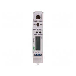 Contor Digital 1-Fază LCD pentru Șină DIN | Electronic-mag.ro | Componente Electronice