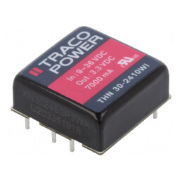 Convertor DC/DC 30W 9-36V la 3.3V 7000mA THN 30-2410WI | Electronic-mag.ro | Componente Electronice