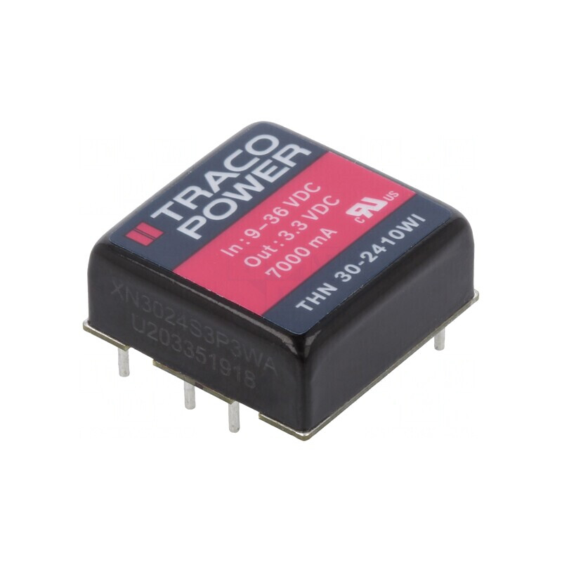 Convertor DC/DC 30W 9-36V la 3.3V 7000mA THN 30-2410WI | Electronic-mag.ro | Componente Electronice