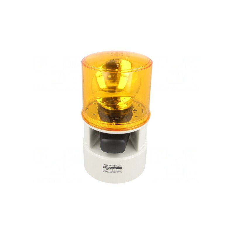 Sirena și Lumină Rotativă 24VDC | Electronic-mag.ro | Componente Electronice