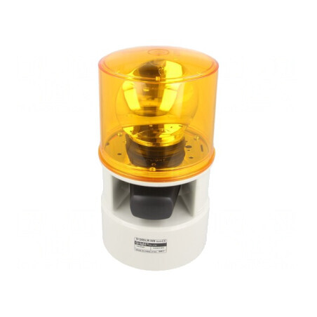 Sirena și Lumină Rotativă 24VDC | Electronic-mag.ro | Componente Electronice