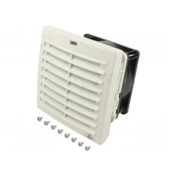 Ventilator DC Axial 152x152x104mm 125m3/h 50dBA IP54 | Electronic-mag.ro | Componente Electronice