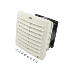 Ventilator: DC | axial | 152x152x104mm | 125m3/h | 50dBA | IP54 | 1buc. | 01881.1-00