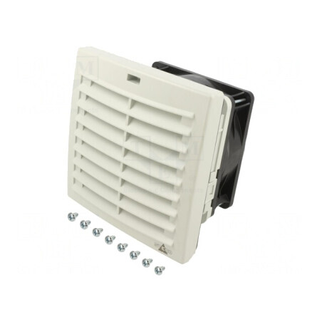 Ventilator DC Axial 152x152x104mm 125m3/h 50dBA IP54 | Electronic-mag.ro | Componente Electronice