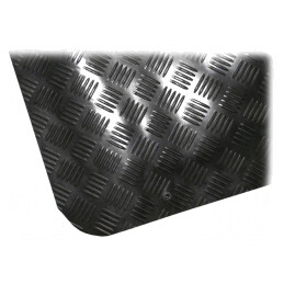 Suport podea ESD negru 1m x 0.6m x 10mm | Electronic-mag.ro | Componente Electronice