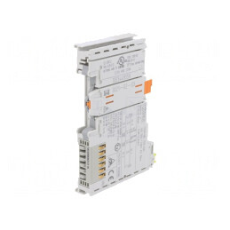 Intrare digitală pentru şină DIN IP20, 4 canale, 12x100x69,8mm | Electronic-mag.ro | Componente Electronice