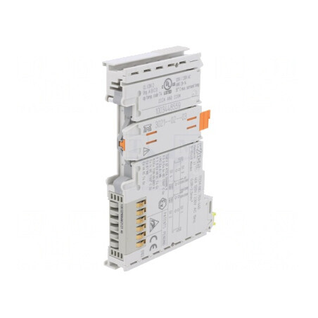Intrare digitală pentru şină DIN IP20, 4 canale, 12x100x69,8mm | Electronic-mag.ro | Componente Electronice