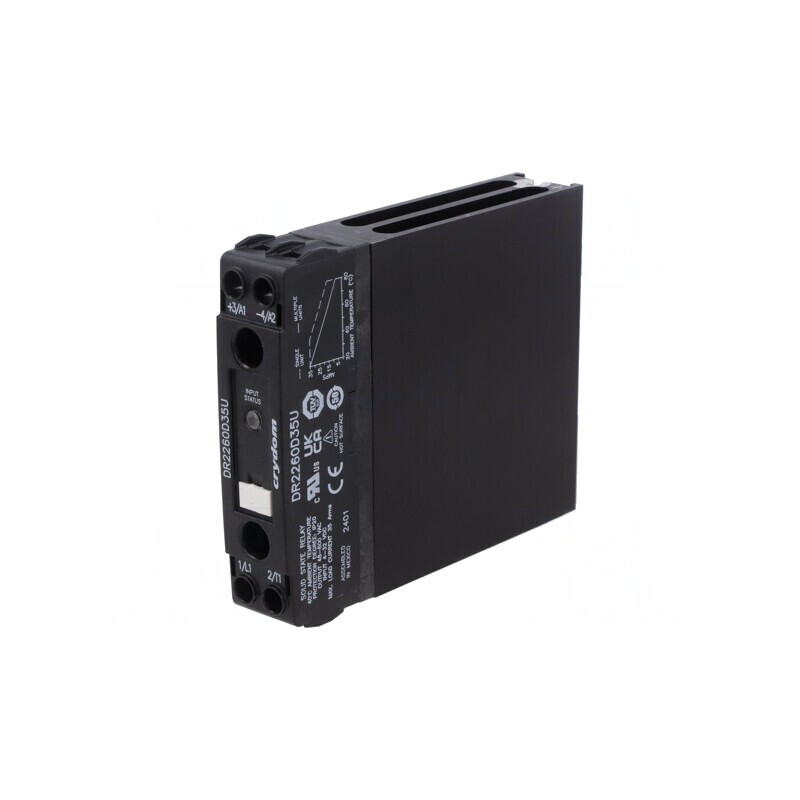 Releu semiconductor 1-fazat 35A 48-600VAC 4-32VDC | Electronic-mag.ro | Componente Electronice Releu semiconductor 1-fazat 35A 48-600VAC 4-32VDC | Electronic-mag.ro | Componente Electronice
