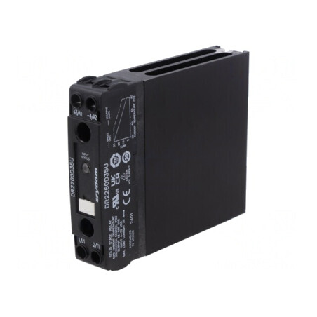 Releu semiconductor 1-fazat 35A 48-600VAC 4-32VDC | Electronic-mag.ro | Componente Electronice