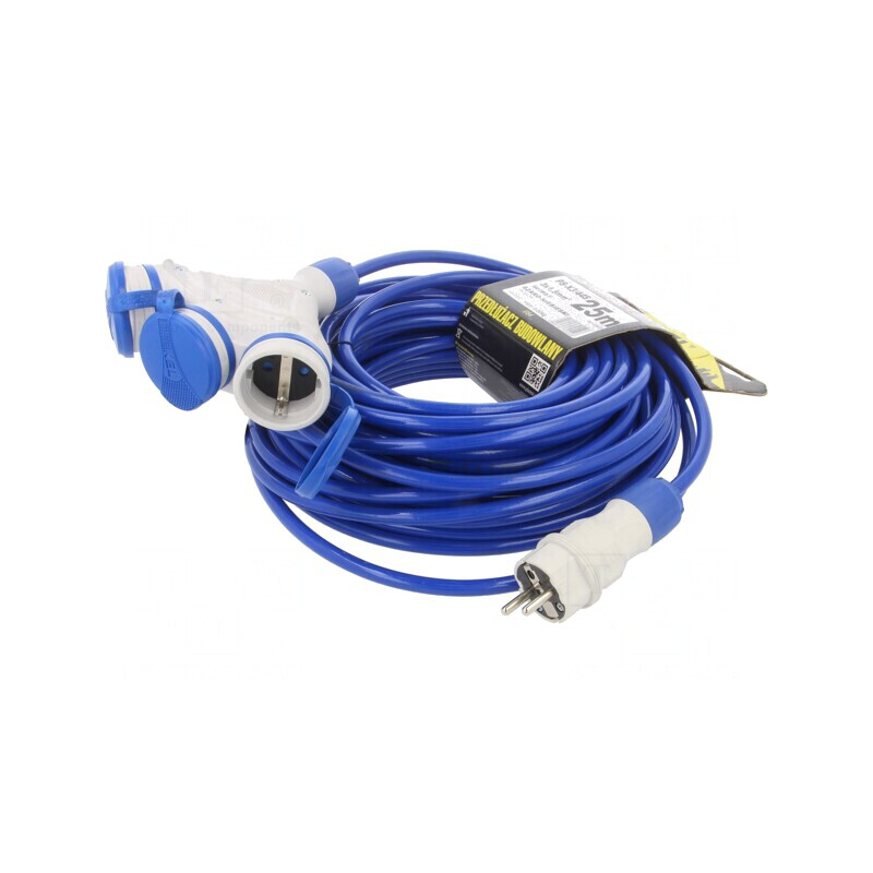 Prelungitor Electric 25m Albastru 3 Prize 16A | Electronic-mag.ro | Componente Electronice Prelungitor Electric 25m Albastru 3 Prize 16A | Electronic-mag.ro | Componente Electronice
