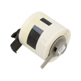 Etichetă Autolaminată Cablu Galbenă 25,4mm x 30mm | Electronic-mag.ro | Componente Electronice
