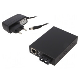 Media convertor Ethernet/Fibră Optică Multimod 12-48VDC IP30 | Electronic-mag.ro | Componente Electronice