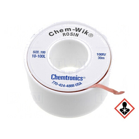Bandă de Dezlipit fără Halogenuri cu Colofoniu 2.54mm | Electronic-mag.ro | Componente Electronice