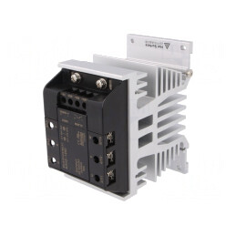 Releu Semiconductor 50A 3-fazat 24-240VAC pe Panou | Electronic-mag.ro | Componente Electronice