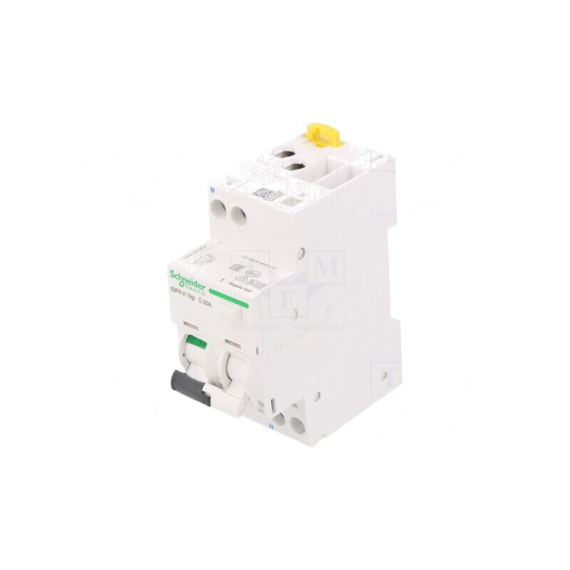 Întrerupător RCBO 20A 30mA 1P+N 230/400V | Electronic-mag.ro | Componente Electronice