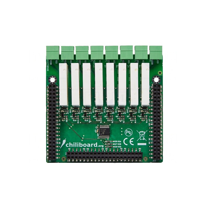 Placă de Expansiune I2C cu Releu 78,8x74mm | Electronic-mag.ro | Componente Electronice