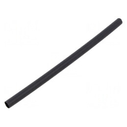 Manşon termocontractabil negru 3:1 6,35mm 0,15m | Electronic-mag.ro | Componente Electronice