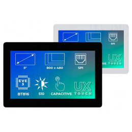 Afișaj TFT 5" 800x480 LED 540cd/m2 | Electronic-mag.ro | Componente Electronice