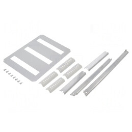 Cadru cu şine DIN şi mască ARCA504021 | Electronic-mag.ro | Componente Electronice