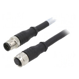 Cablu de Conectare M12 3m PUR IP68 | Electronic-mag.ro | Componente Electronice