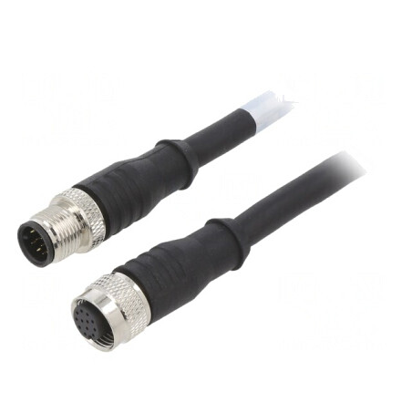 Cablu de Conectare M12 3m PUR IP68 | Electronic-mag.ro | Componente Electronice