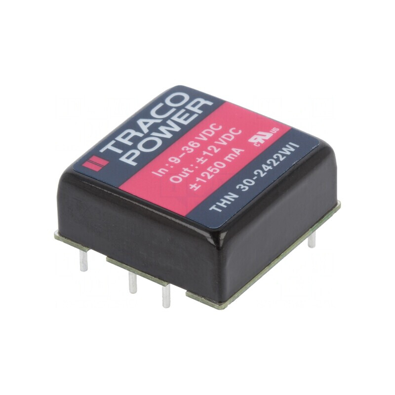 Convertor DC/DC 30W 9-36V la 12V/-12V THN 30-2422WI | Electronic-mag.ro | Componente Electronice Convertor DC/DC 30W 9-36V la 12V/-12V THN 30-2422WI | Electronic-mag.ro | Componente Electronice