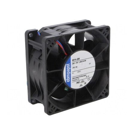 Ventilator axial 24V 80x80x38mm 220m3/h 71dBA cu bilă | Electronic-mag.ro | Componente Electronice