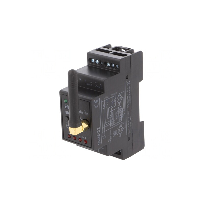 Controler Jaluzele DIN 230VAC EXTA LIFE SRM-22 | Electronic-mag.ro | Componente Electronice Controler Jaluzele DIN 230VAC EXTA LIFE SRM-22 | Electronic-mag.ro | Componente Electronice