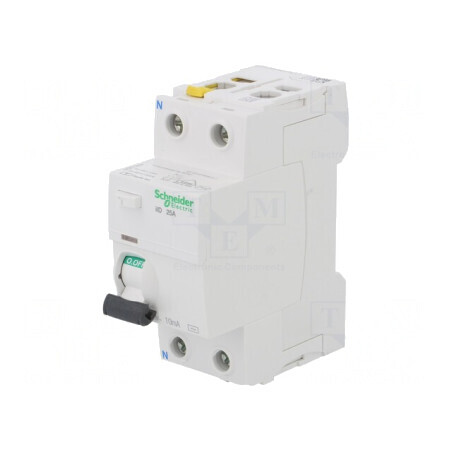 Întrerupător diferențial 25A 10mA 2P 400V | Electronic-mag.ro | Componente Electronice