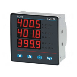 Aparat măsură parametri rețea digital montare ND04 | Electronic-mag.ro | Componente Electronice