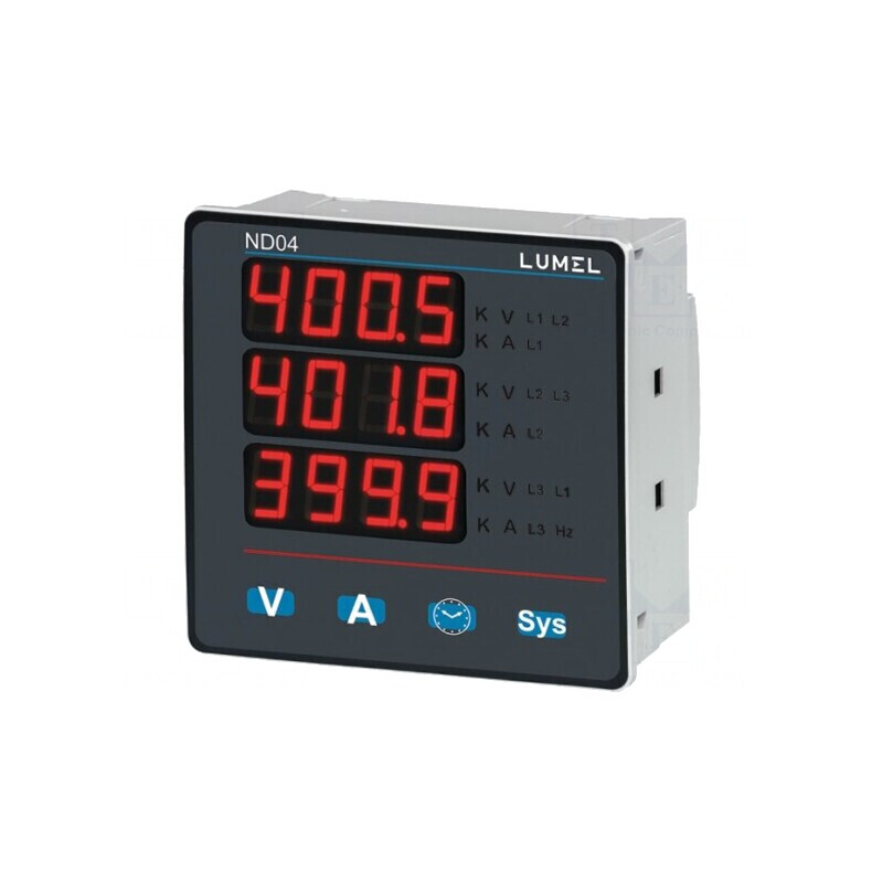Aparat măsură parametri rețea digital montare ND04 | Electronic-mag.ro | Componente Electronice Aparat măsură parametri rețea digital montare ND04 | Electronic-mag.ro | Componente Electronice