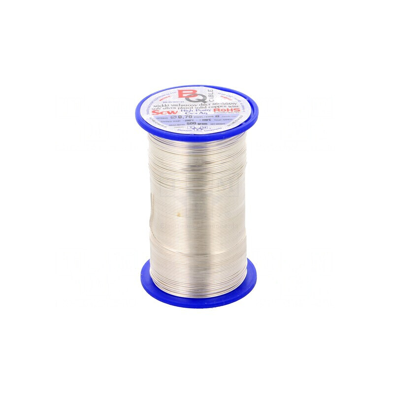 Sârmă de Cupru Argintată 0,7mm 500g | Electronic-mag.ro | Componente Electronice