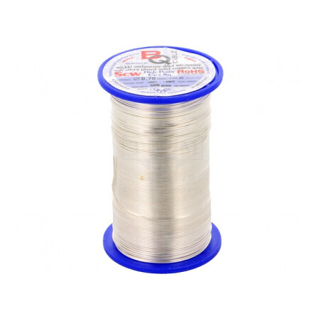 Sârmă de Cupru Argintată 0,7mm 500g | Electronic-mag.ro | Componente Electronice