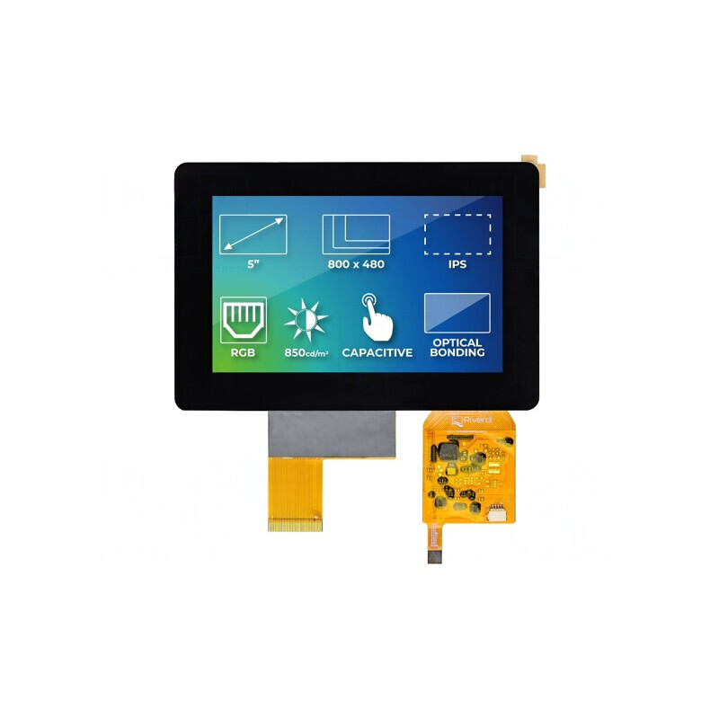 Ecran TFT 5" 800x480 LED 850cd/m2 | Electronic-mag.ro | Componente Electronice Ecran TFT 5" 800x480 LED 850cd/m2 | Electronic-mag.ro | Componente Electronice