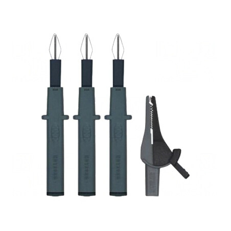 Set terminale măsură PVC negru | Electronic-mag.ro | Componente Electronice