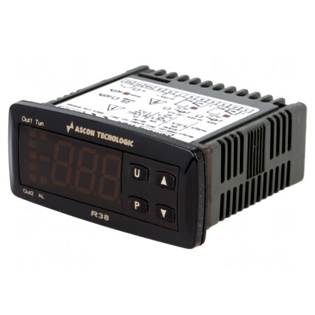 Regulator Temperatură Pt100 cu Ieșire SPDT pe Panou R38-LARR | Electronic-mag.ro | Componente Electronice