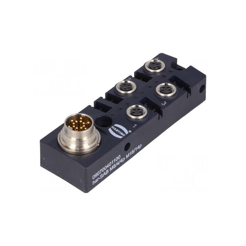 Cutie de conexiuni M8 4 PIN IP67 6A | Electronic-mag.ro | Componente Electronice