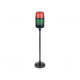 Coloană de Semnalizare LED Roșu/Verde 20-30VDC | Electronic-mag.ro | Componente Electronice