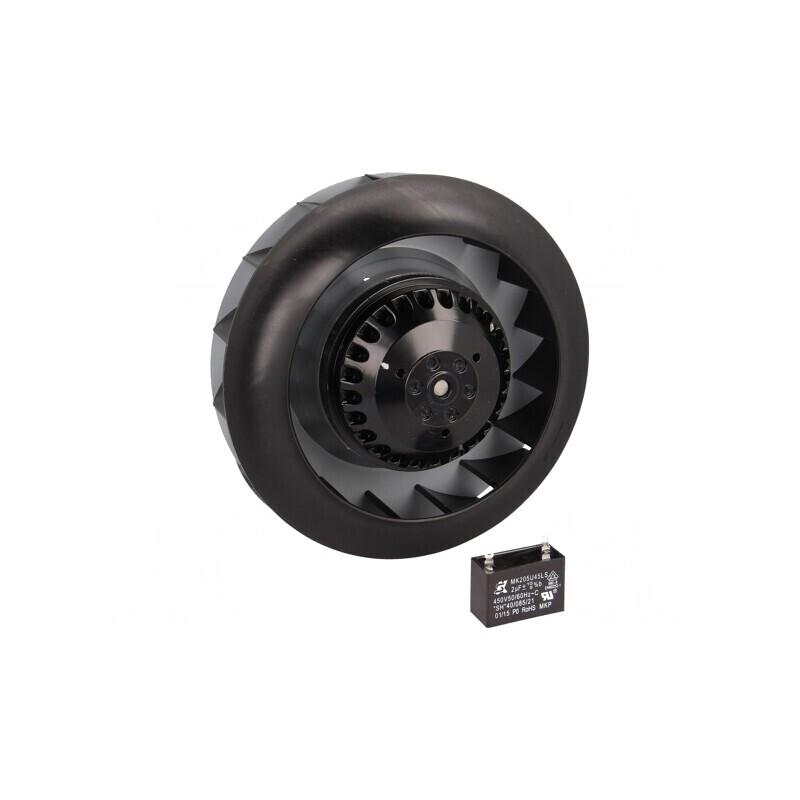 Ventilator Radial 230V 180mm 450,5m3/h 64dBA | Electronic-mag.ro | Componente Electronice