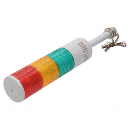 Coloană de Semnalizare LED Roșu/Ambră/Verde 24V | Electronic-mag.ro | Componente Electronice