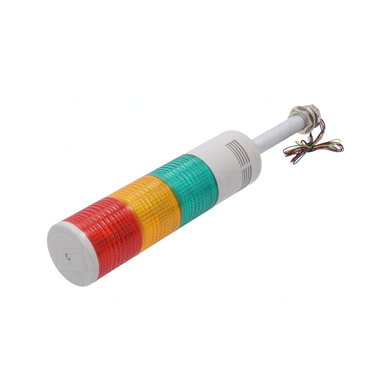 Coloană de Semnalizare LED Roșu/Ambră/Verde 24V | Electronic-mag.ro | Componente Electronice
