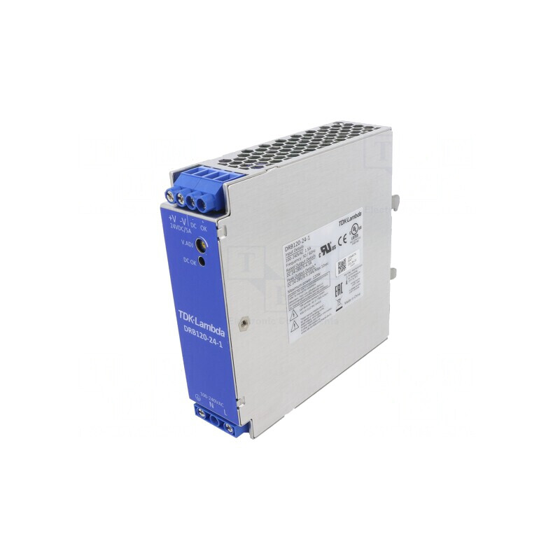 Alimentator 24VDC 5A 120W pentru Șină DIN | Electronic-mag.ro | Componente Electronice Alimentator 24VDC 5A 120W pentru Șină DIN | Electronic-mag.ro | Componente Electronice