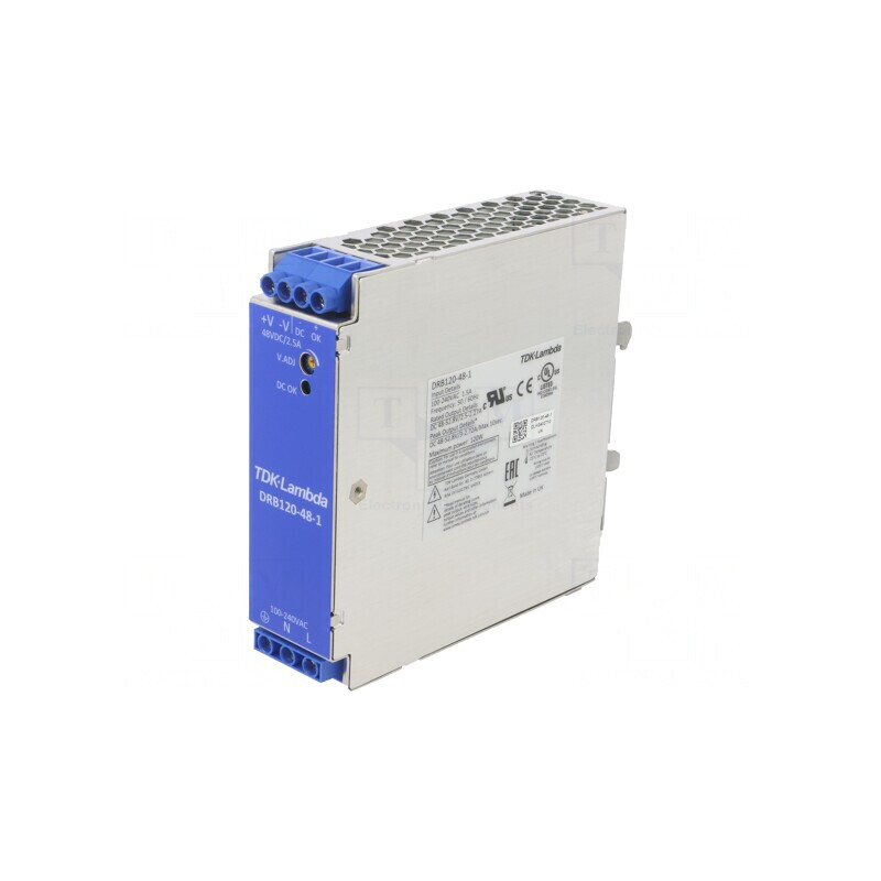 Alimentator Șină DIN 120W 48V 2.5A | Electronic-mag.ro | Componente Electronice