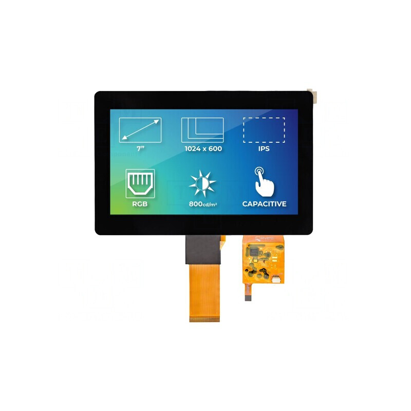 Display TFT 7" 1024x600 LED  | Electronic-mag.ro | Componente Electronice